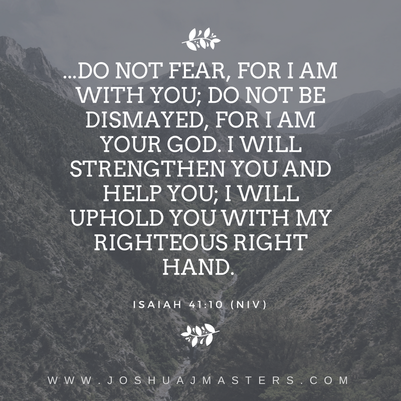 do not fear for i am with you niv